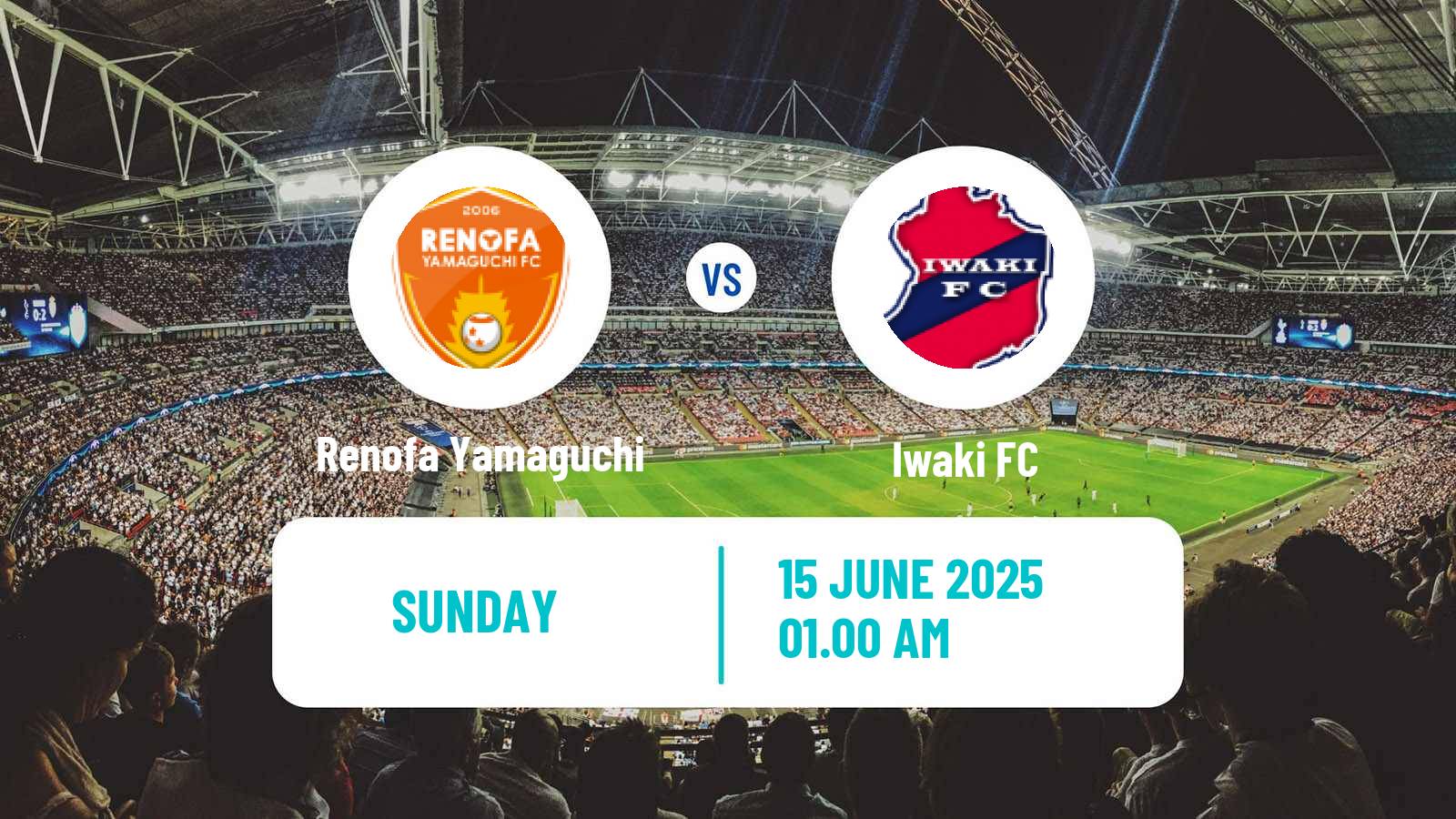 Soccer Japan J2 League Renofa Yamaguchi - Iwaki