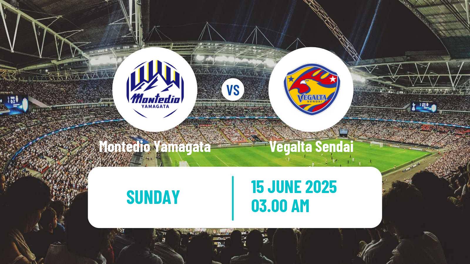 Soccer Japan J2 League Montedio Yamagata - Vegalta Sendai
