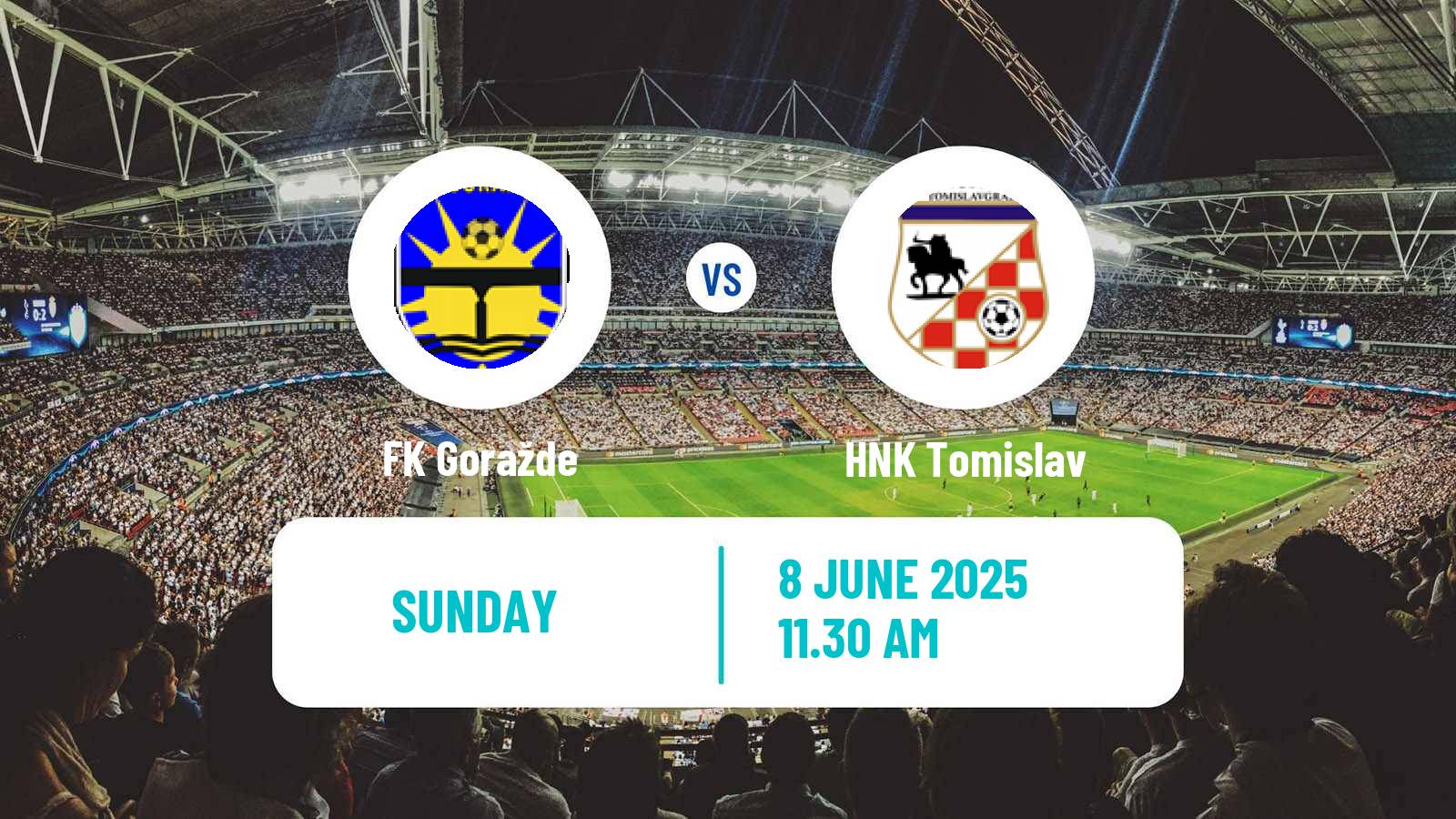 Soccer Bosnian Prva Liga FBiH Goražde - Tomislav