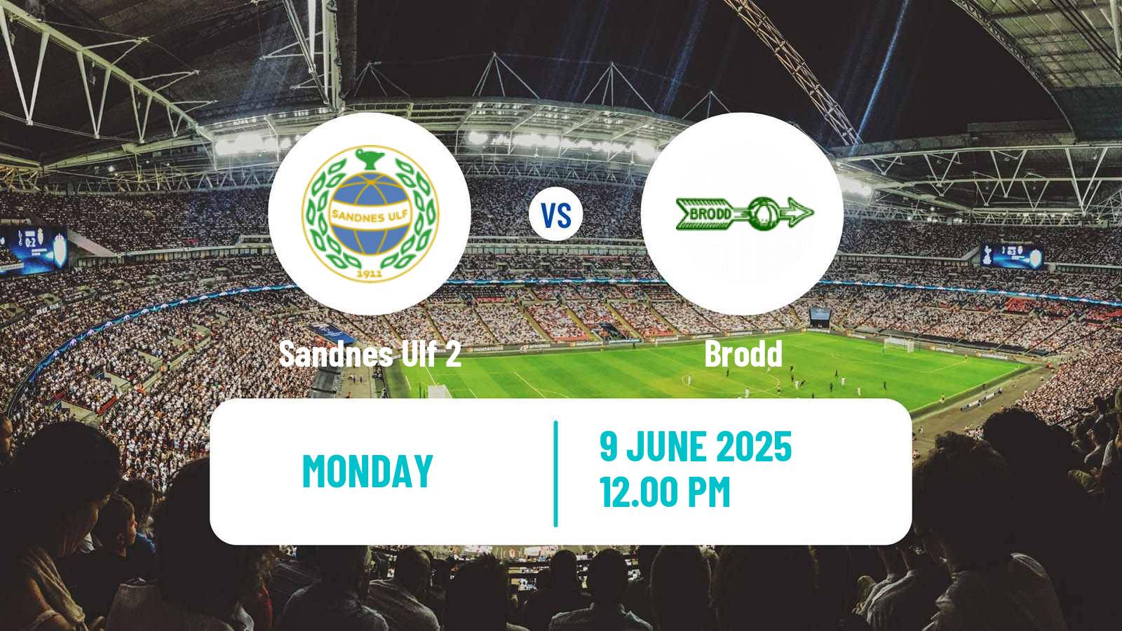 Football Norwegian Division 3 - Group 5 Sandnes Ulf 2 - Brodd