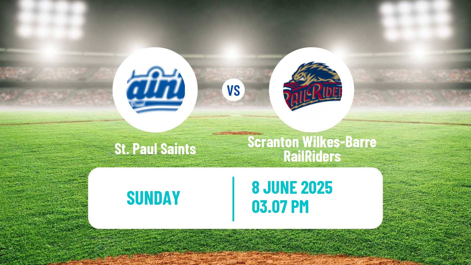 Baseball IL St. Paul Saints - Scranton Wilkes-Barre RailRiders