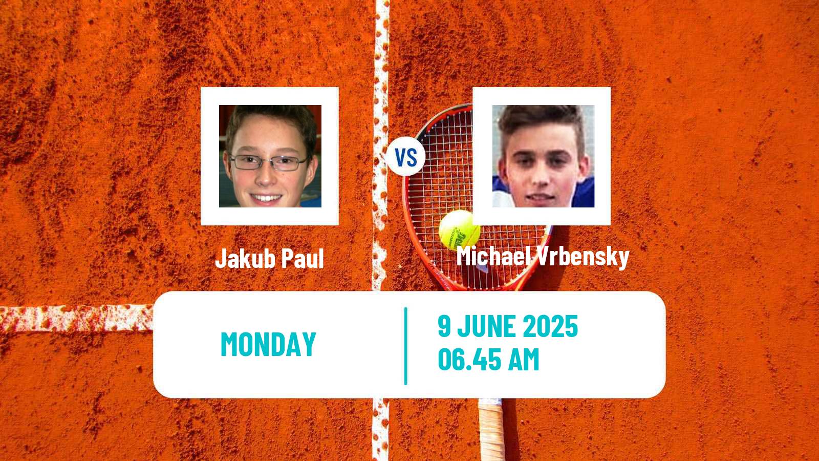 Tennis Lyon Challenger Men Jakub Paul - Michael Vrbensky