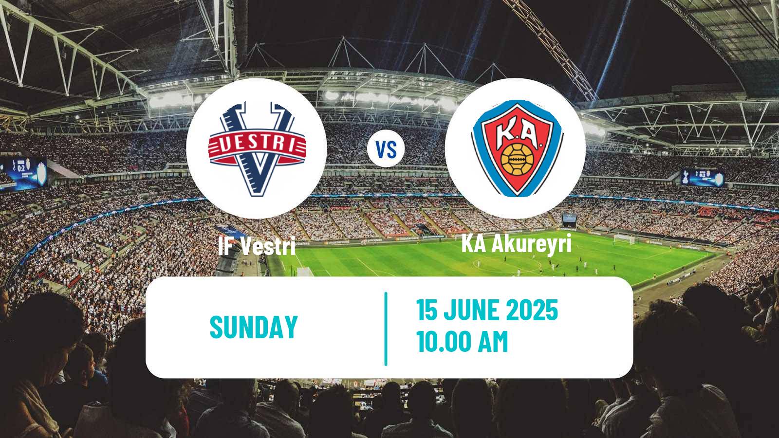 Soccer Icelandic Besta-deild karla Vestri - KA Akureyri