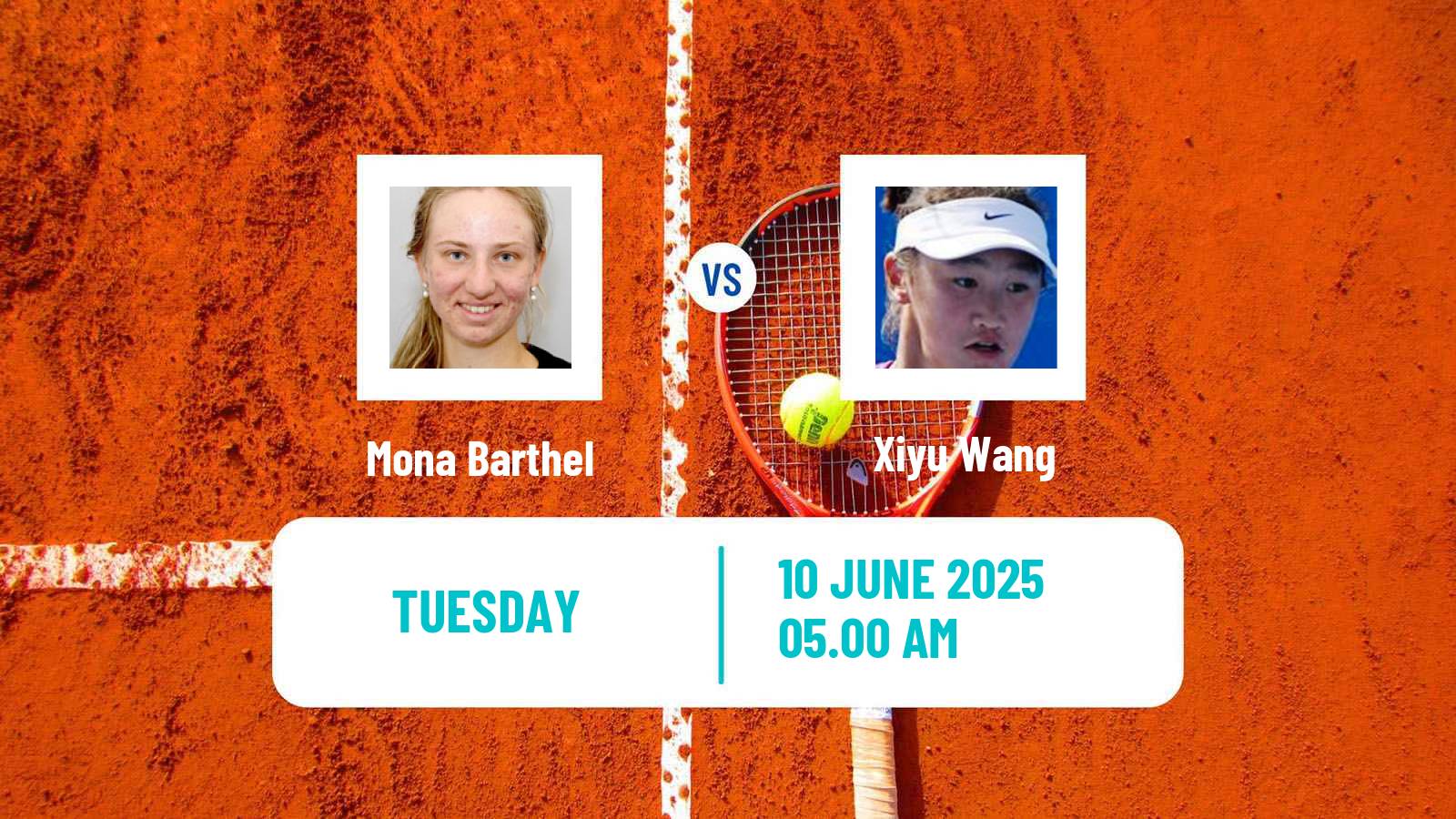 Tennis Valencia Challenger Women Mona Barthel - Xiyu Wang