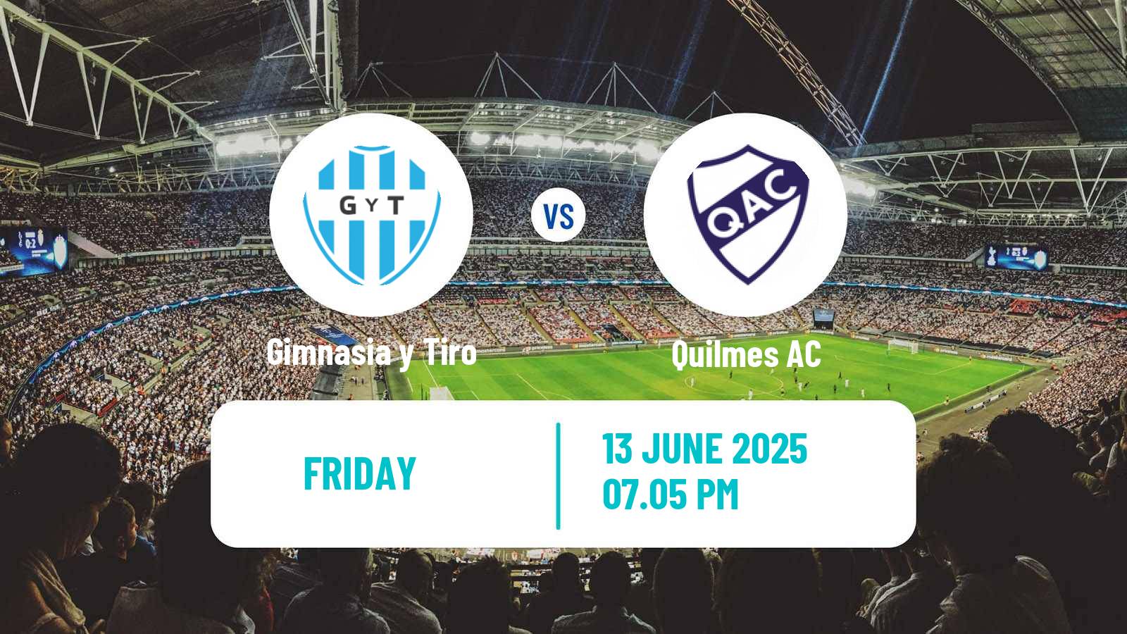 Soccer Argentinian Primera Nacional Gimnasia y Tiro - Quilmes