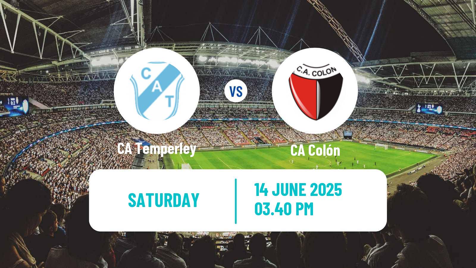 Football Argentinian Primera Nacional Temperley - Colón