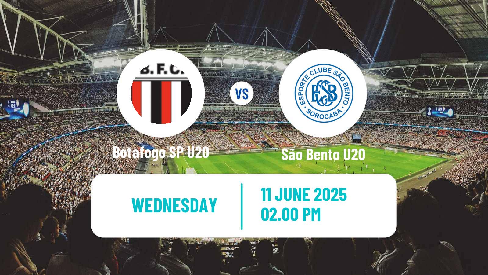 Soccer Brazilian Paulista U20 Botafogo SP U20 - São Bento U20
