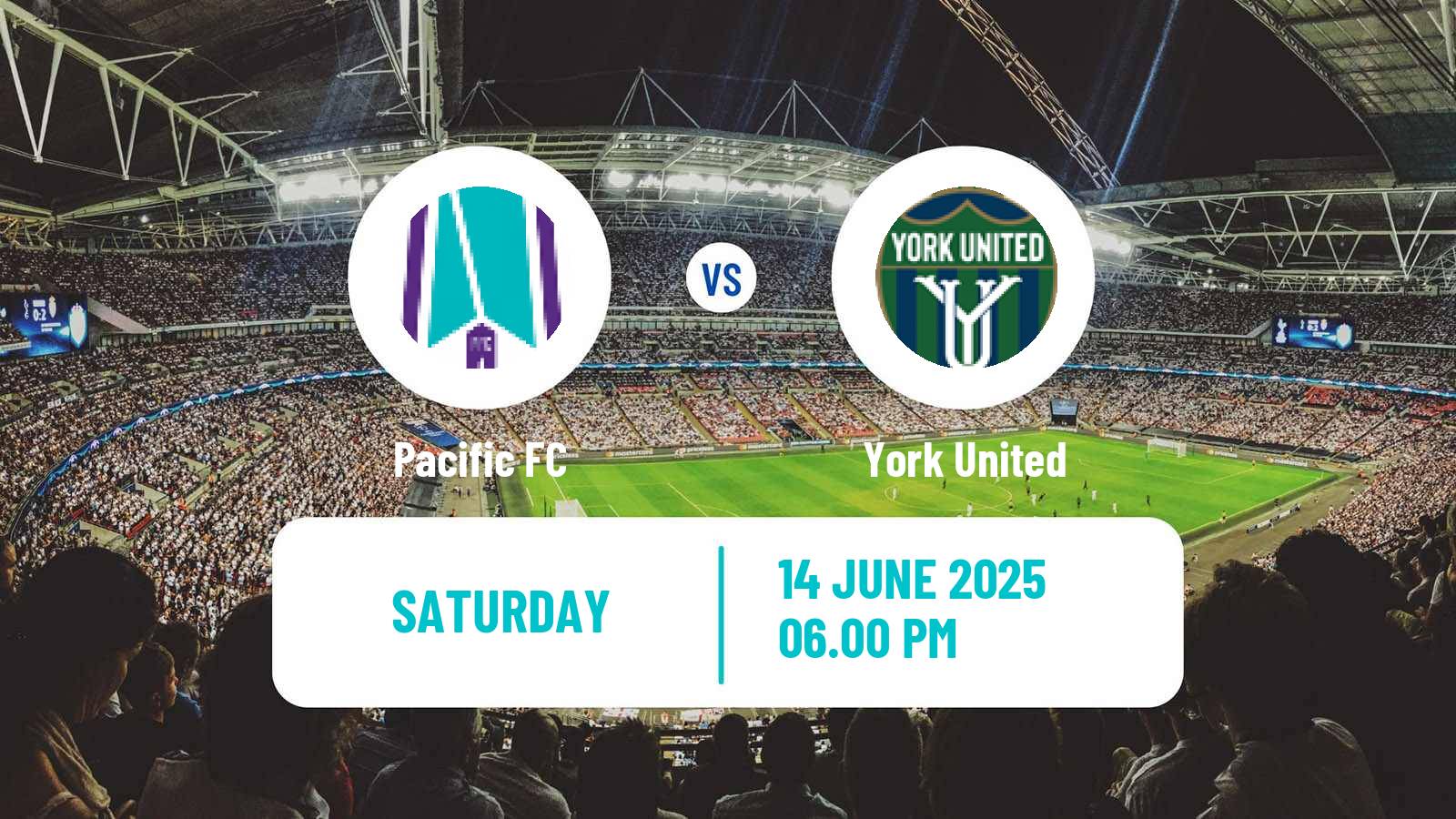 Soccer Canadian Premier League Pacific FC - York United