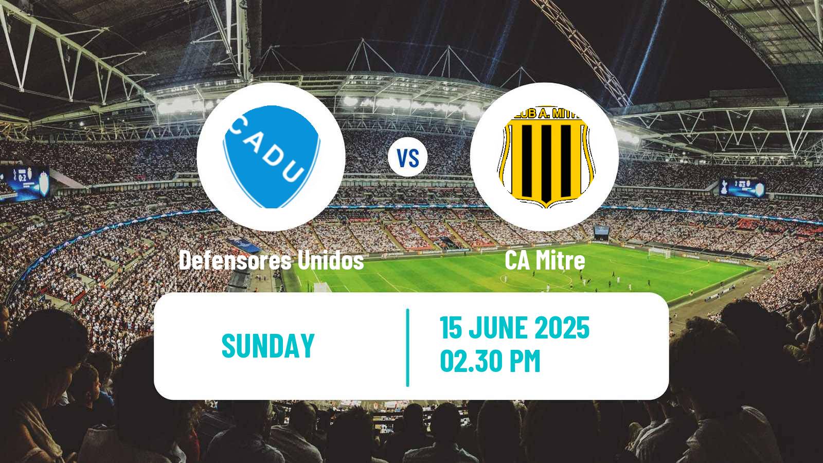 Football Argentinian Primera Nacional Defensores Unidos - Mitre