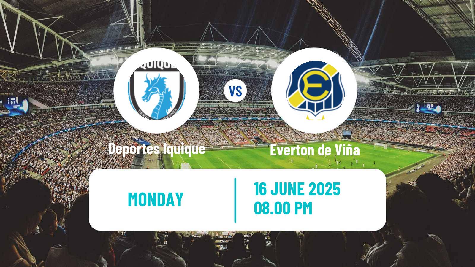 Soccer Chilean Primera Division Deportes Iquique - Everton de Viña