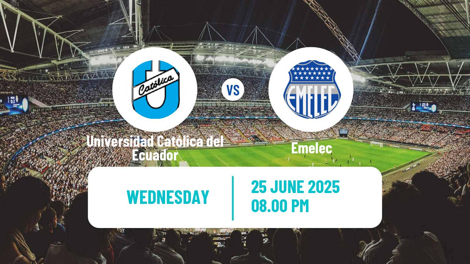Soccer Ecuadorian Liga Pro Universidad Católica del Ecuador - Emelec