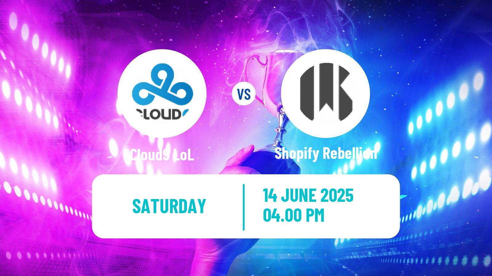Esports League Of Legends Lta North Cloud9 - Shopify Rebellion