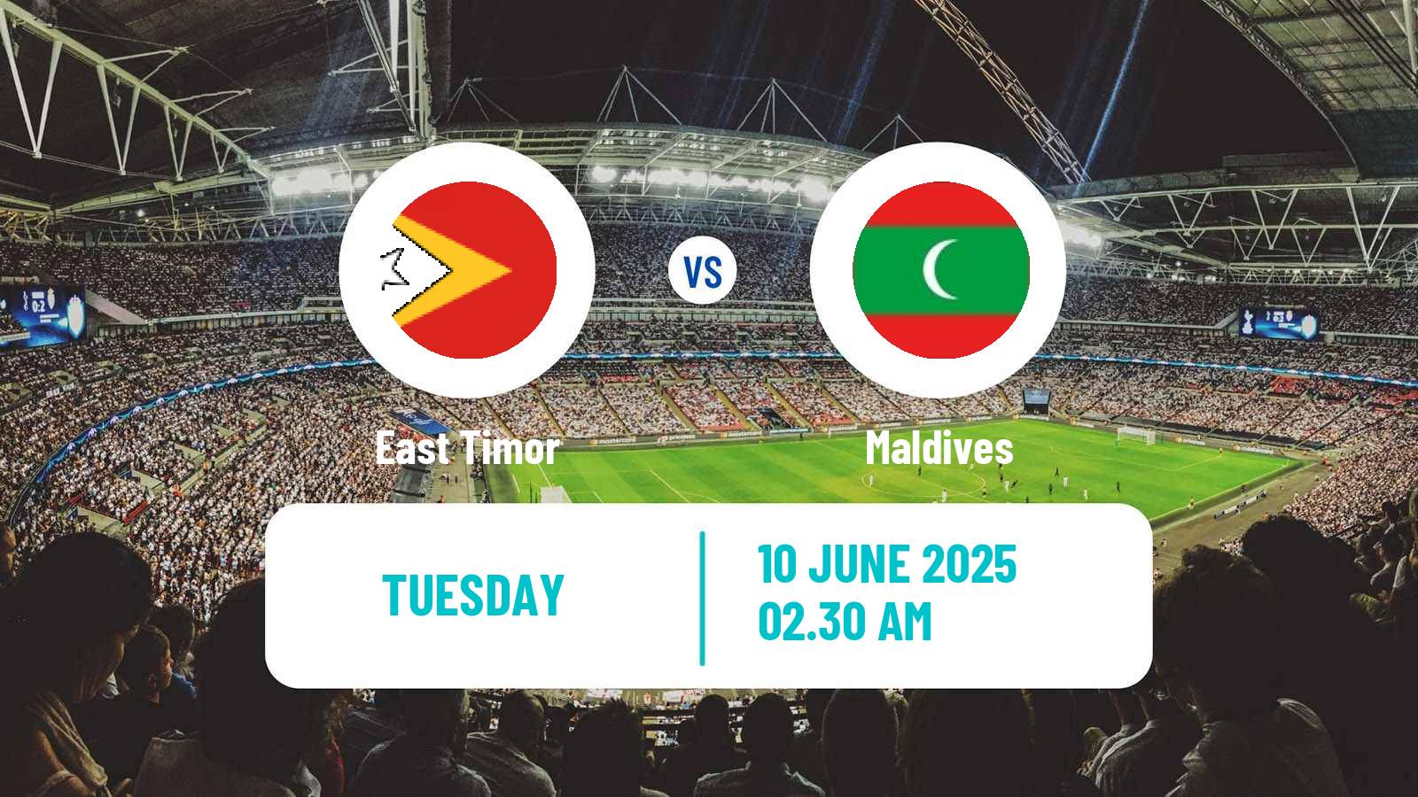 Soccer Asian Cup East Timor - Maldives