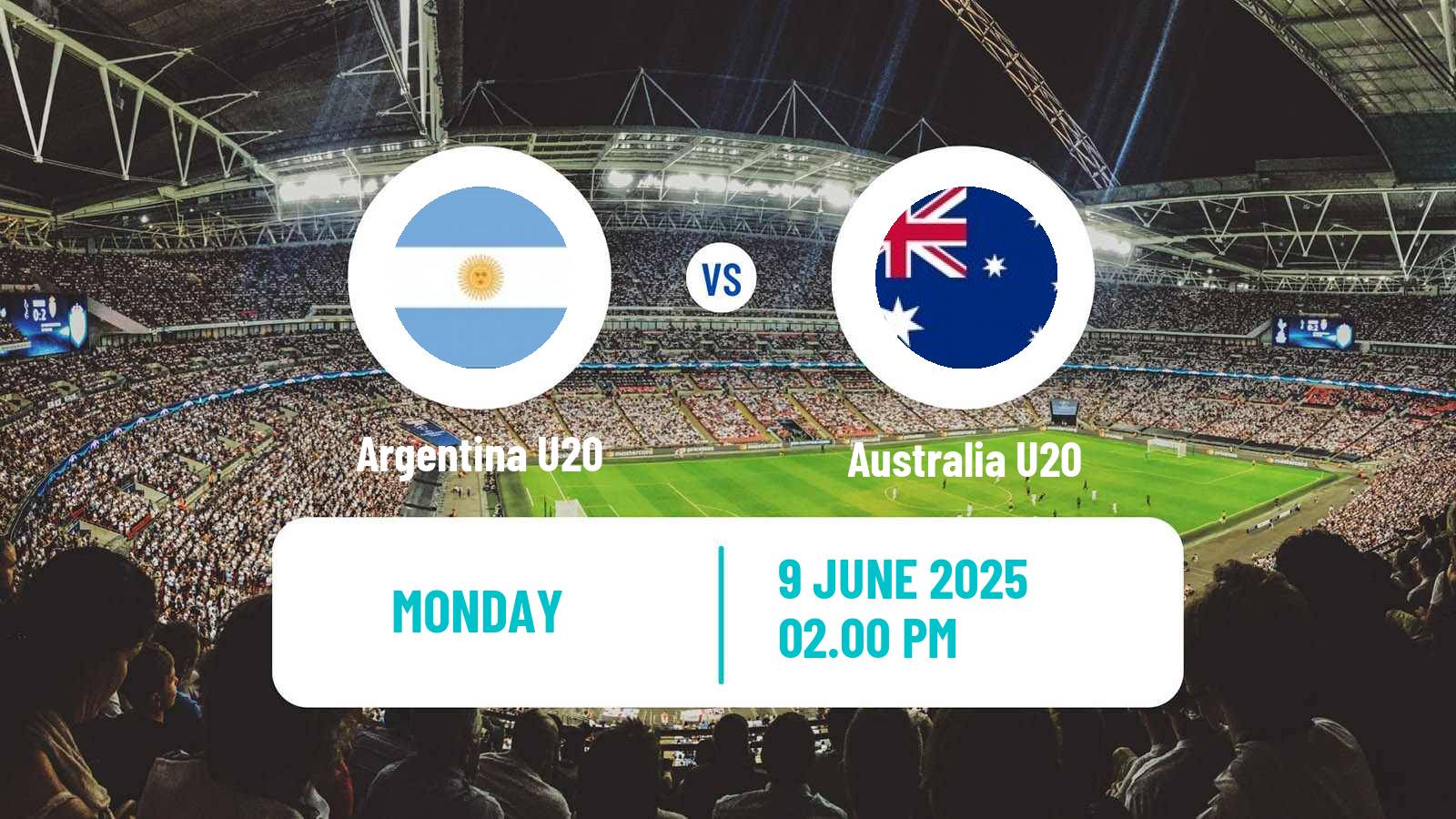 Soccer Friendly Argentina U20 - Australia U20