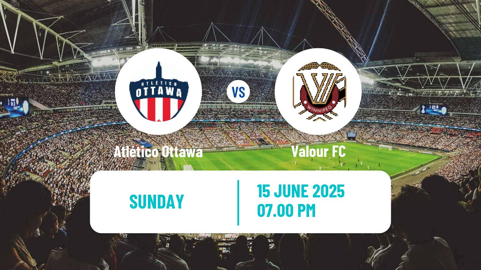 Soccer Canadian Premier League Atlético Ottawa - Valour
