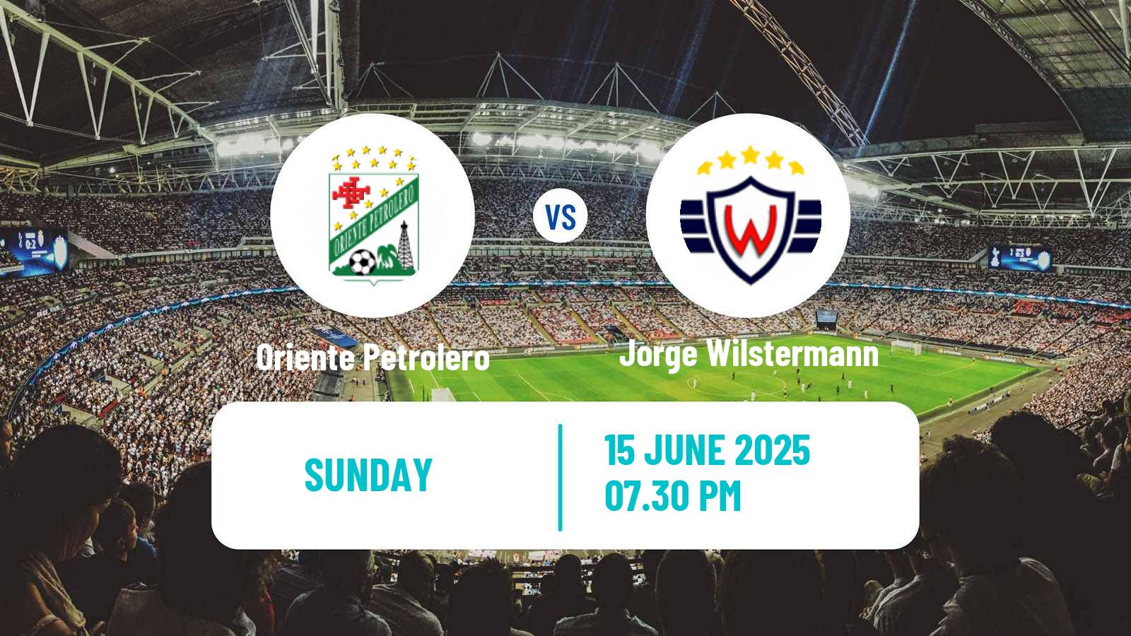 Football Bolivian Division Profesional Oriente Petrolero - Jorge Wilstermann