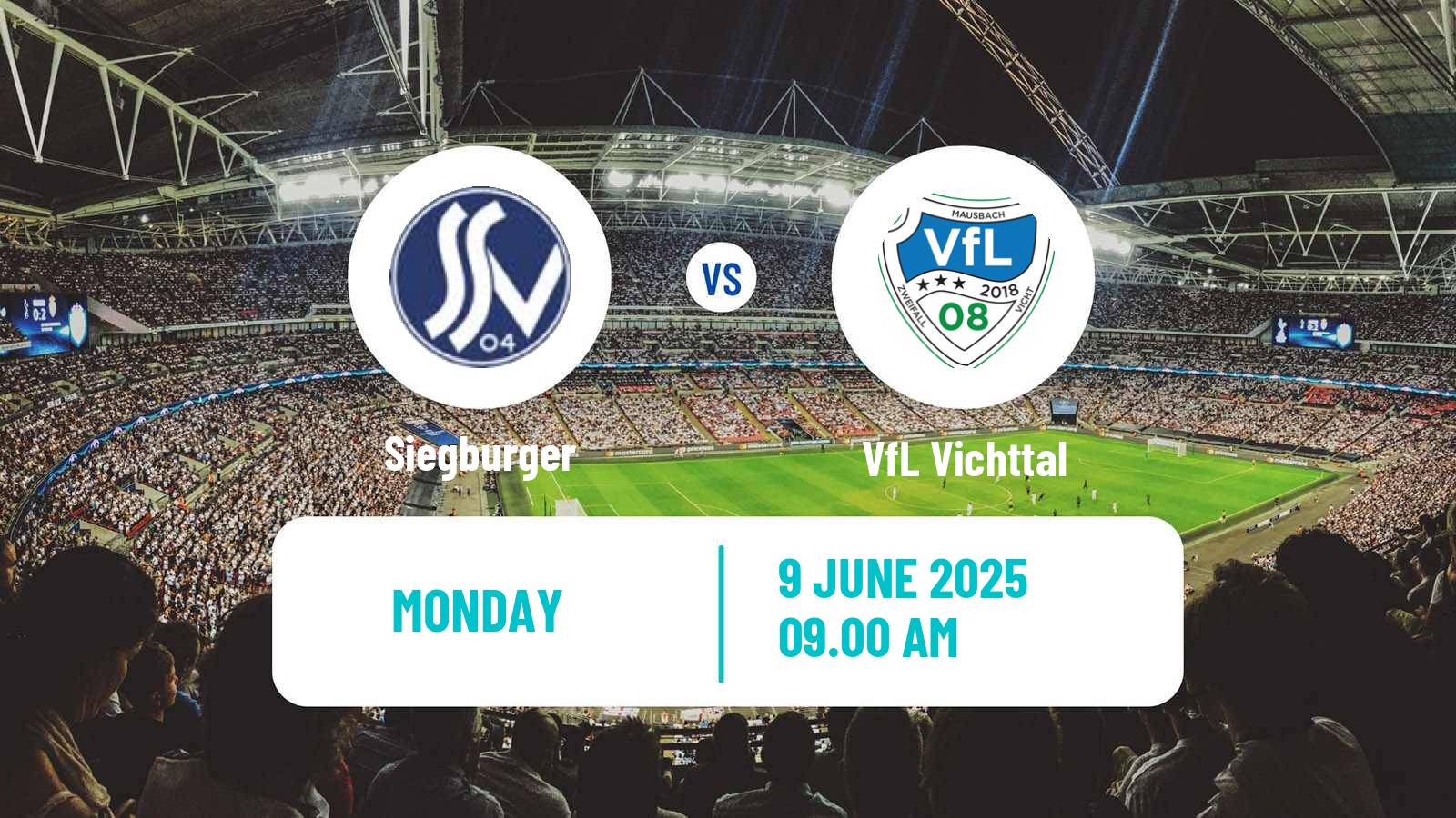 Soccer German Oberliga Mittelrhein Siegburger - Vichttal