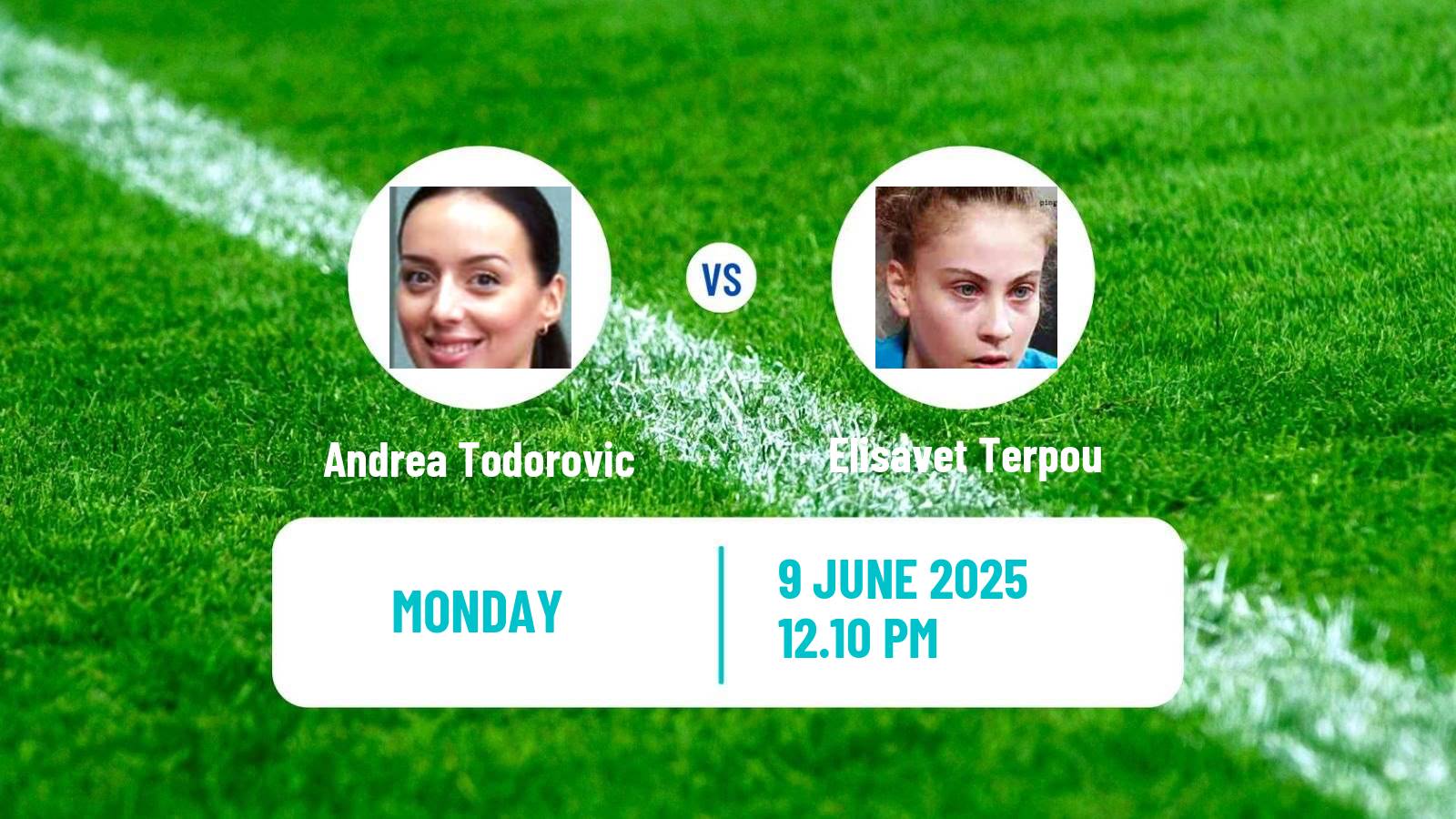 Table tennis Wtt Contender Skopje Women Andrea Todorovic - Elisavet Terpou