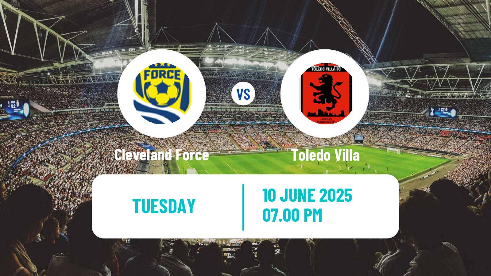 Soccer USL League Two Cleveland Force - Toledo Villa