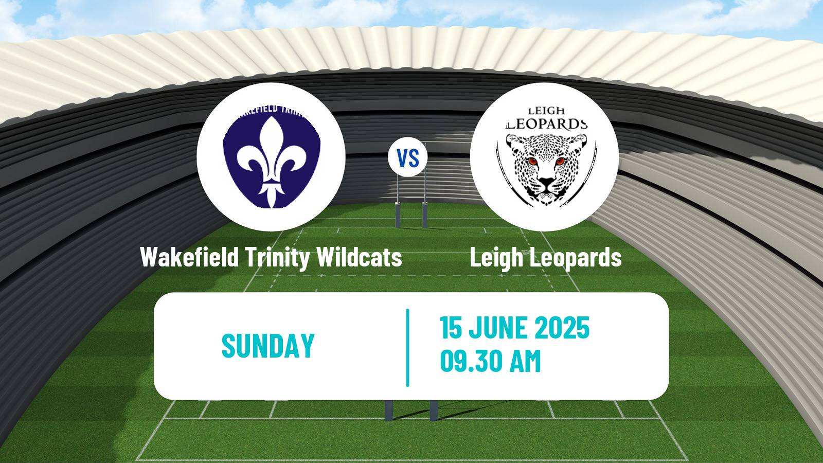 Rugby league Super League Rugby Wakefield Trinity Wildcats - Leigh Leopards