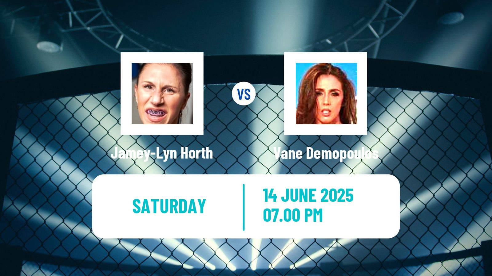 MMA Flyweight UFC Women Jamey-Lyn Horth - Vane Demopoulos