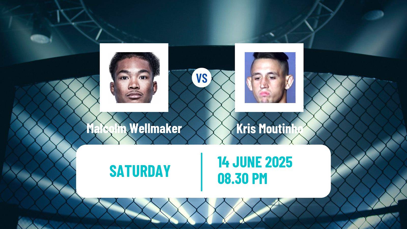 MMA Bantamweight UFC Men Malcolm Wellmaker - Kris Moutinho