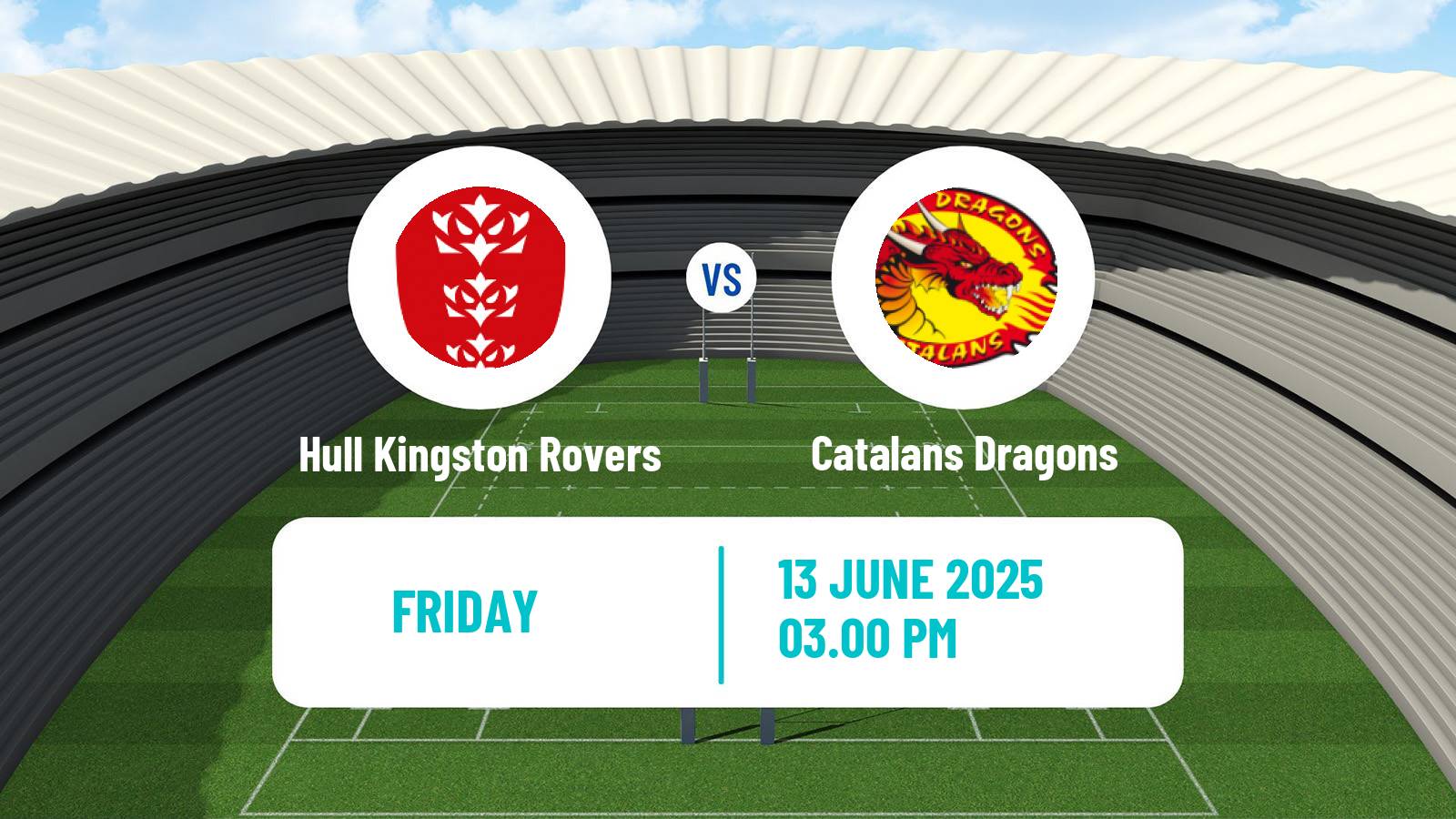 Rugby league Super League Rugby Hull Kingston Rovers - Catalans Dragons