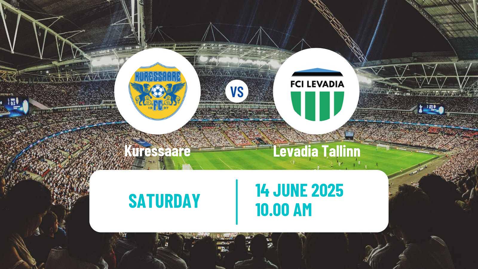 Soccer Estonian Meistriliiga Kuressaare - Levadia Tallinn