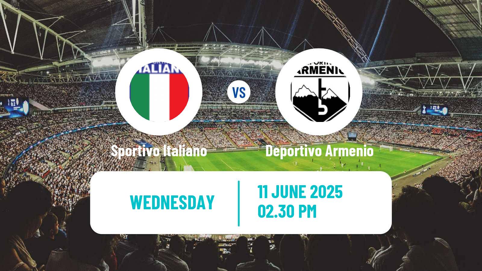Soccer Argentinian Primera B Sportivo Italiano - Deportivo Armenio
