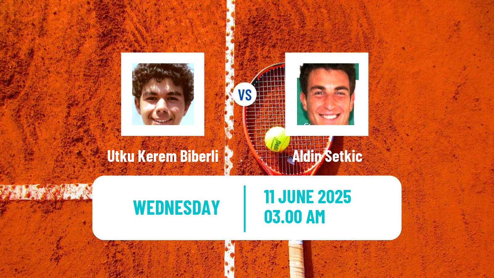 Tennis ITF M15 Kayseri 3 Men Utku Kerem Biberli - Aldin Setkic