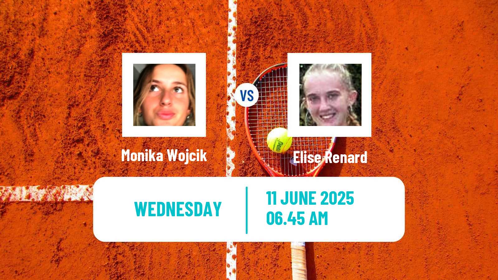 Tennis ITF W15 Norges La Ville Women Monika Wojcik - Elise Renard