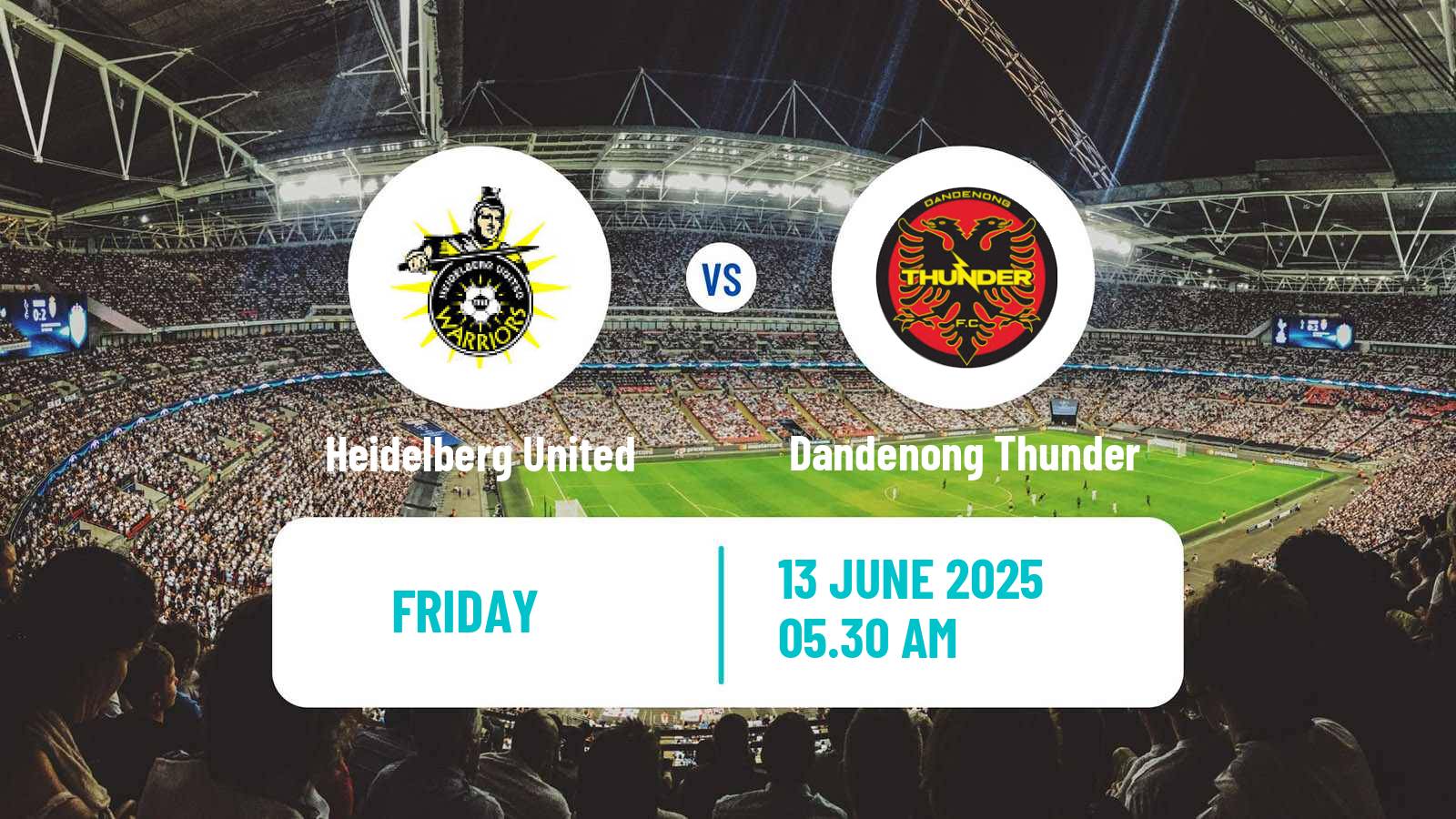 Soccer Australian NPL Victoria Heidelberg United - Dandenong Thunder