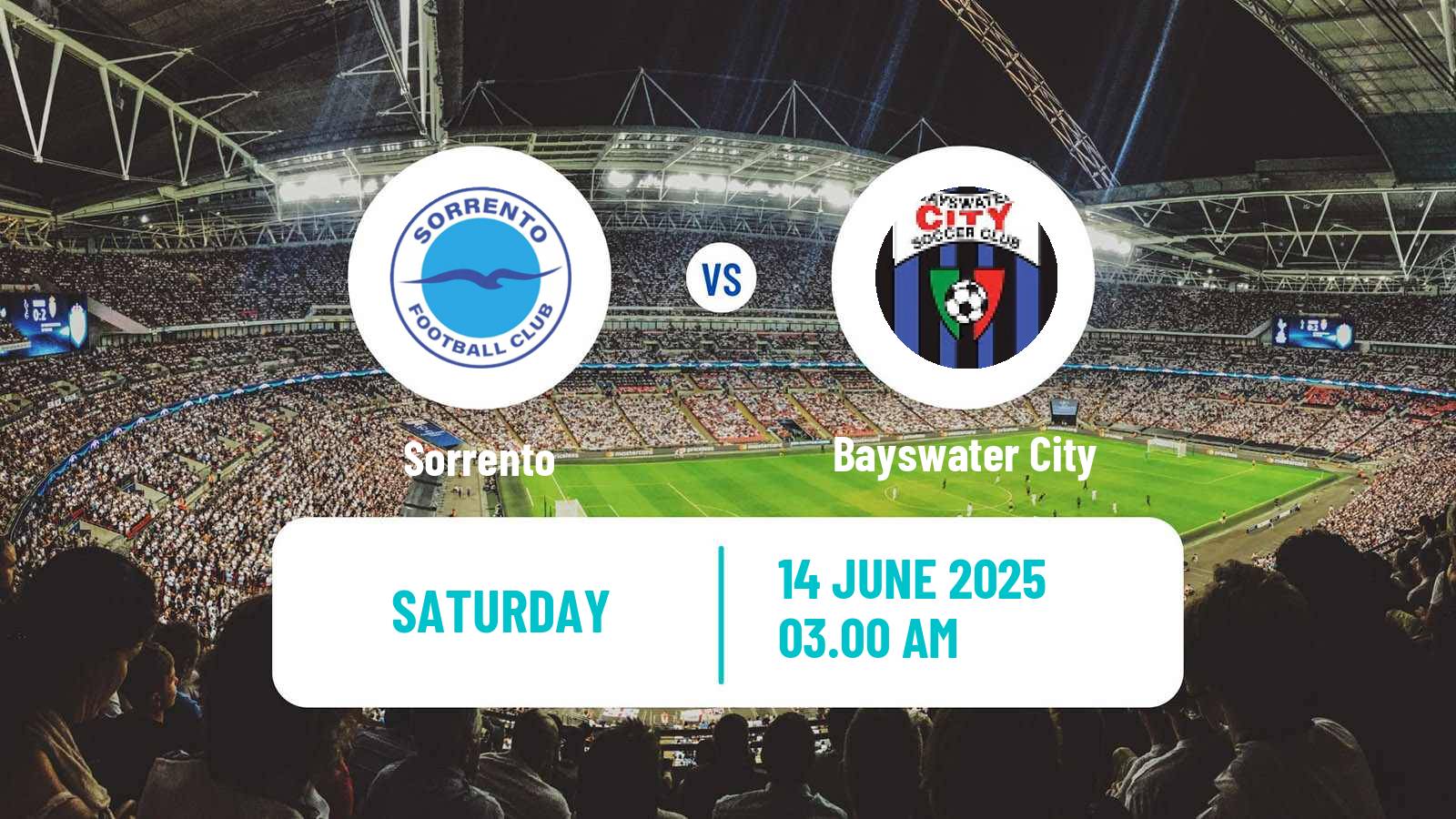 Soccer Australian NPL Western Australia Sorrento - Bayswater City