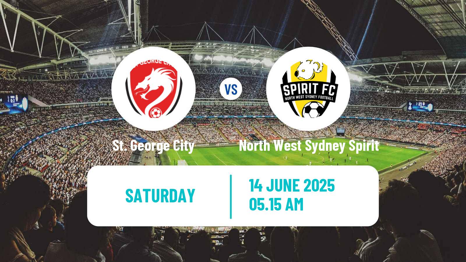 Soccer Australian NPL NSW St. George City - North West Sydney Spirit