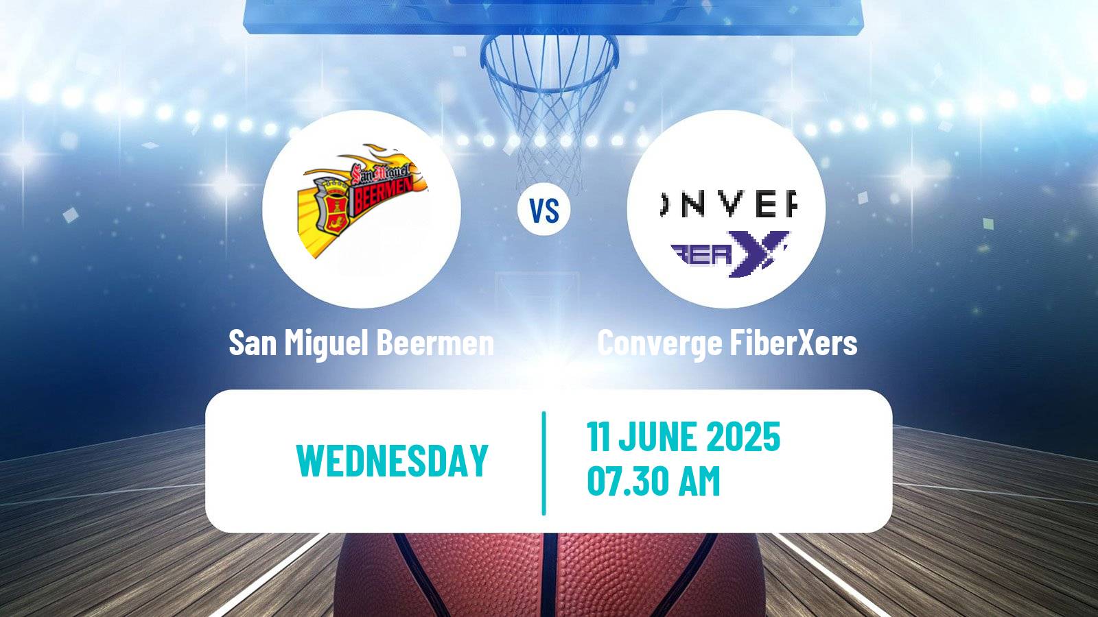 Basketball Philippines Cup San Miguel Beermen - Converge FiberXers