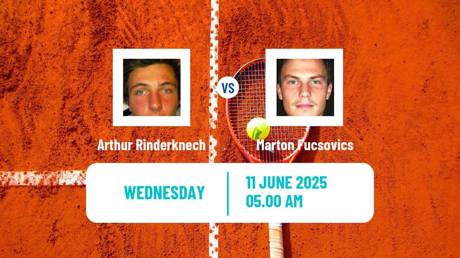 Tennis ATP Stuttgart Arthur Rinderknech - Marton Fucsovics
