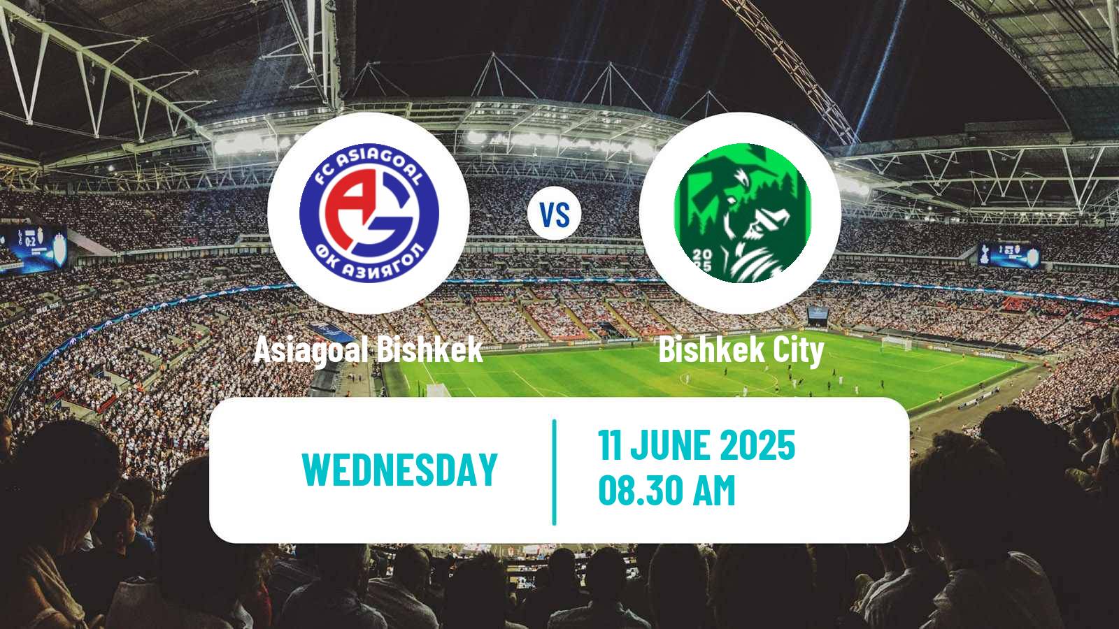 Football Kyrgyzstan Premier Liga Asiagoal Bishkek - Bishkek City