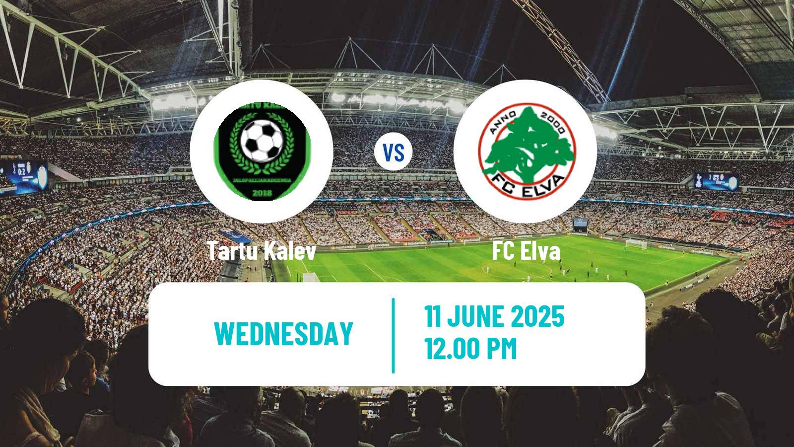 Soccer Estonian Cup Tartu Kalev - Elva