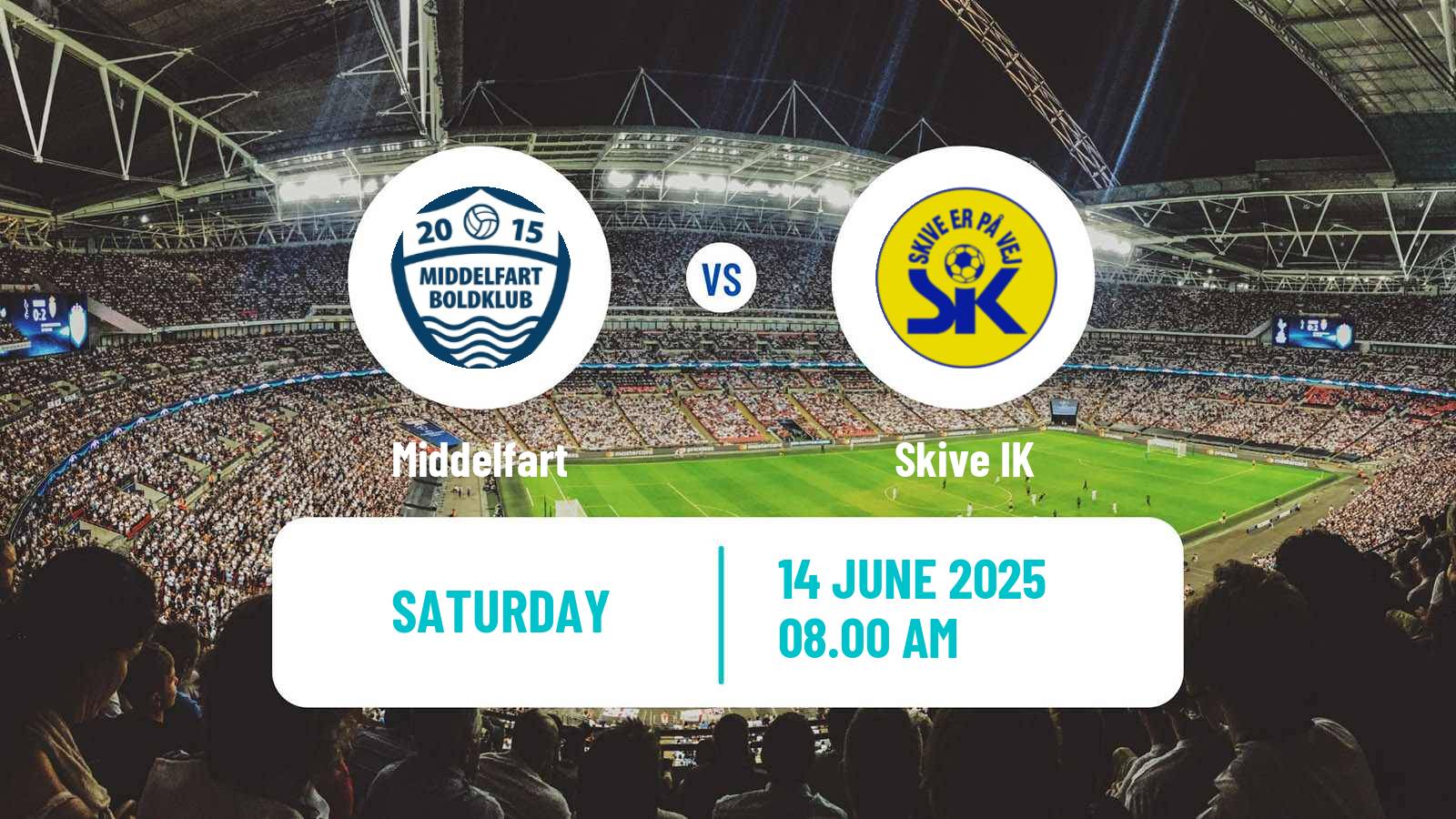 Soccer Danish 2 Division Middelfart - Skive IK