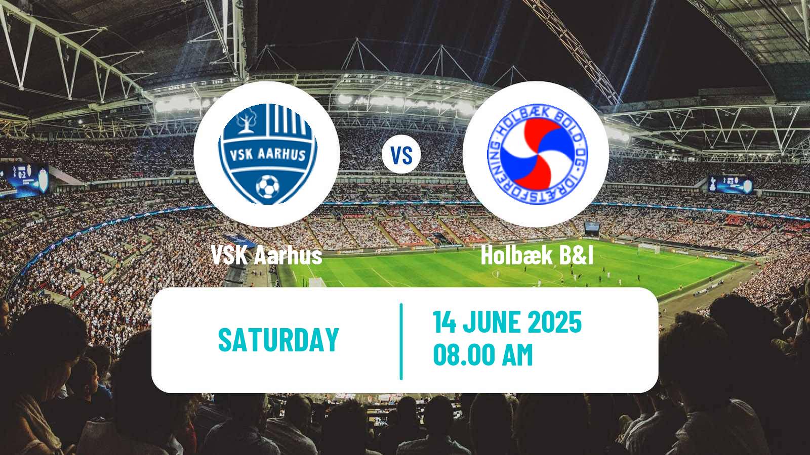 Soccer Danish 3 Division VSK Aarhus - Holbæk