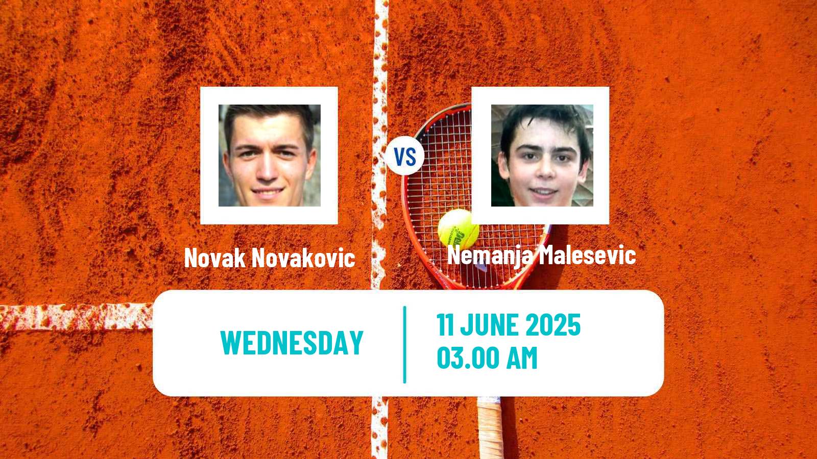 Tennis ITF M15 Kursumlijska Banja 6 Men Novak Novakovic - Nemanja Malesevic
