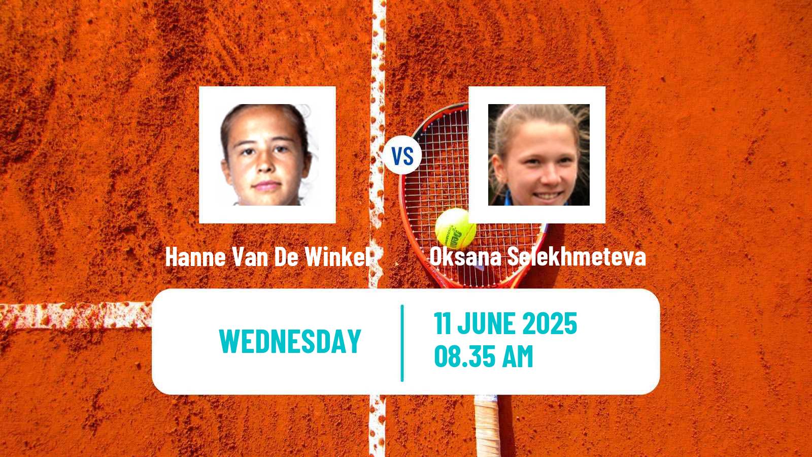 Tennis Valencia Challenger Women Hanne Van De Winkel - Oksana Selekhmeteva