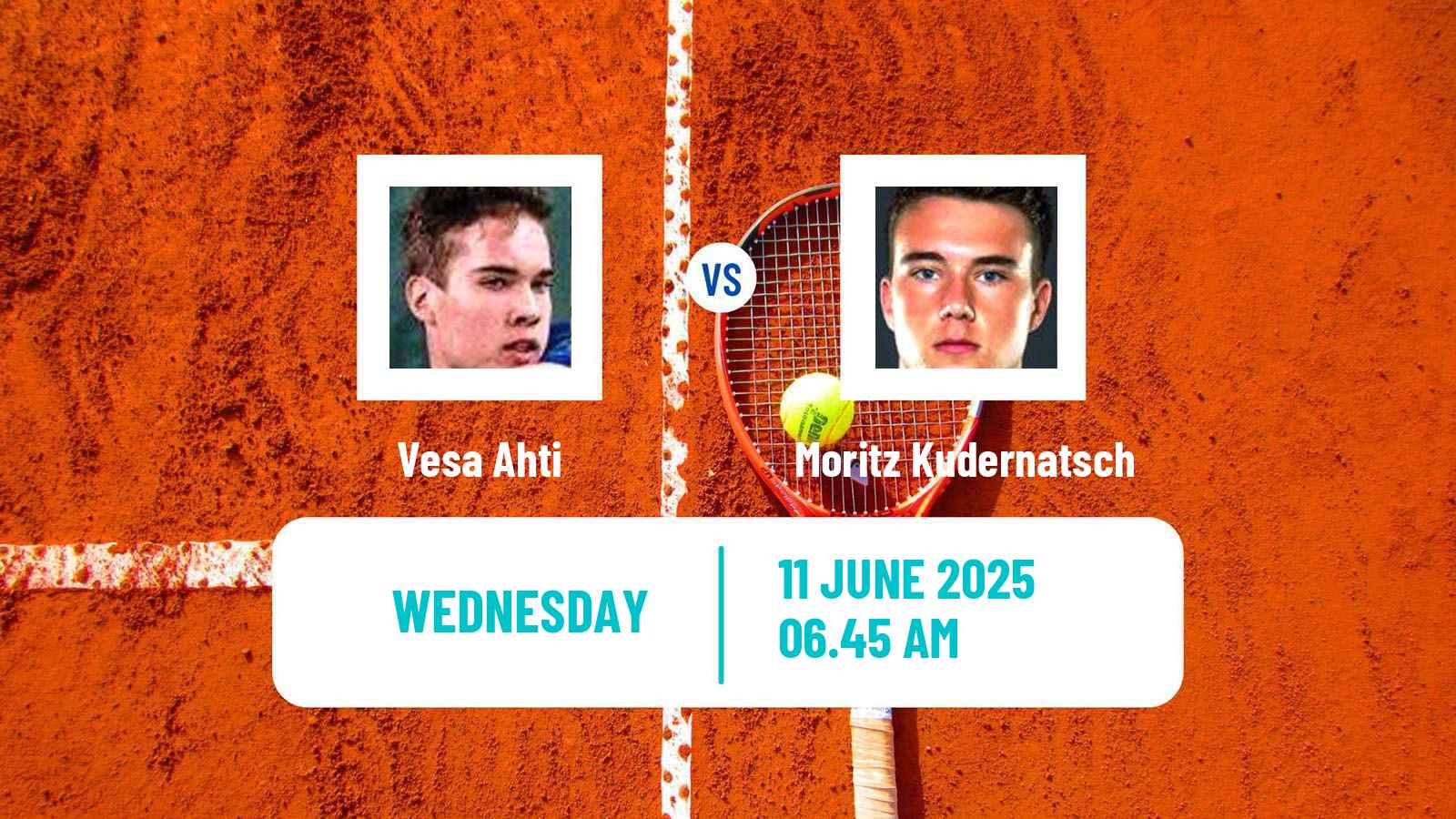 Tennis ITF M15 Vaasa Men 2025 Vesa Ahti - Moritz Kudernatsch