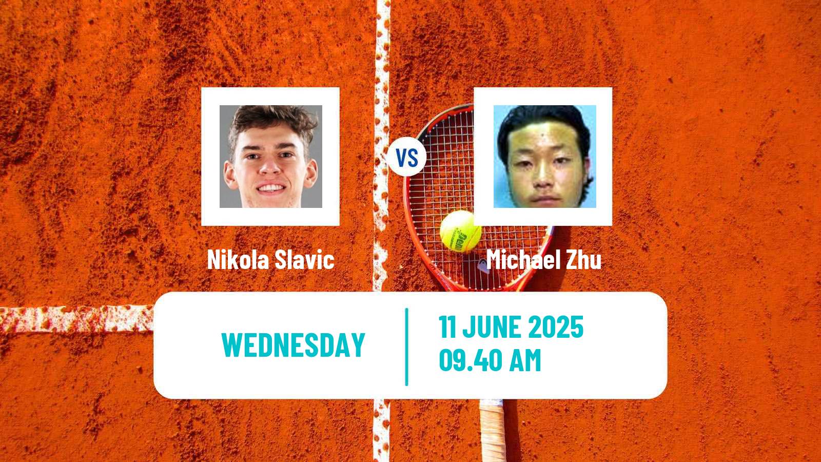 Tennis ITF M15 Vaasa Men 2025 Nikola Slavic - Michael Zhu