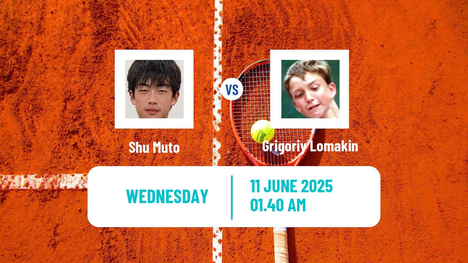 Tennis ITF M15 Luan 8 Men Shu Muto - Grigoriy Lomakin