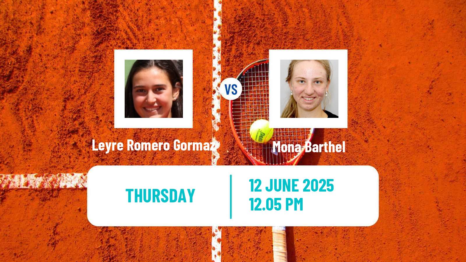 Tennis Valencia Challenger Women Leyre Romero Gormaz - Mona Barthel