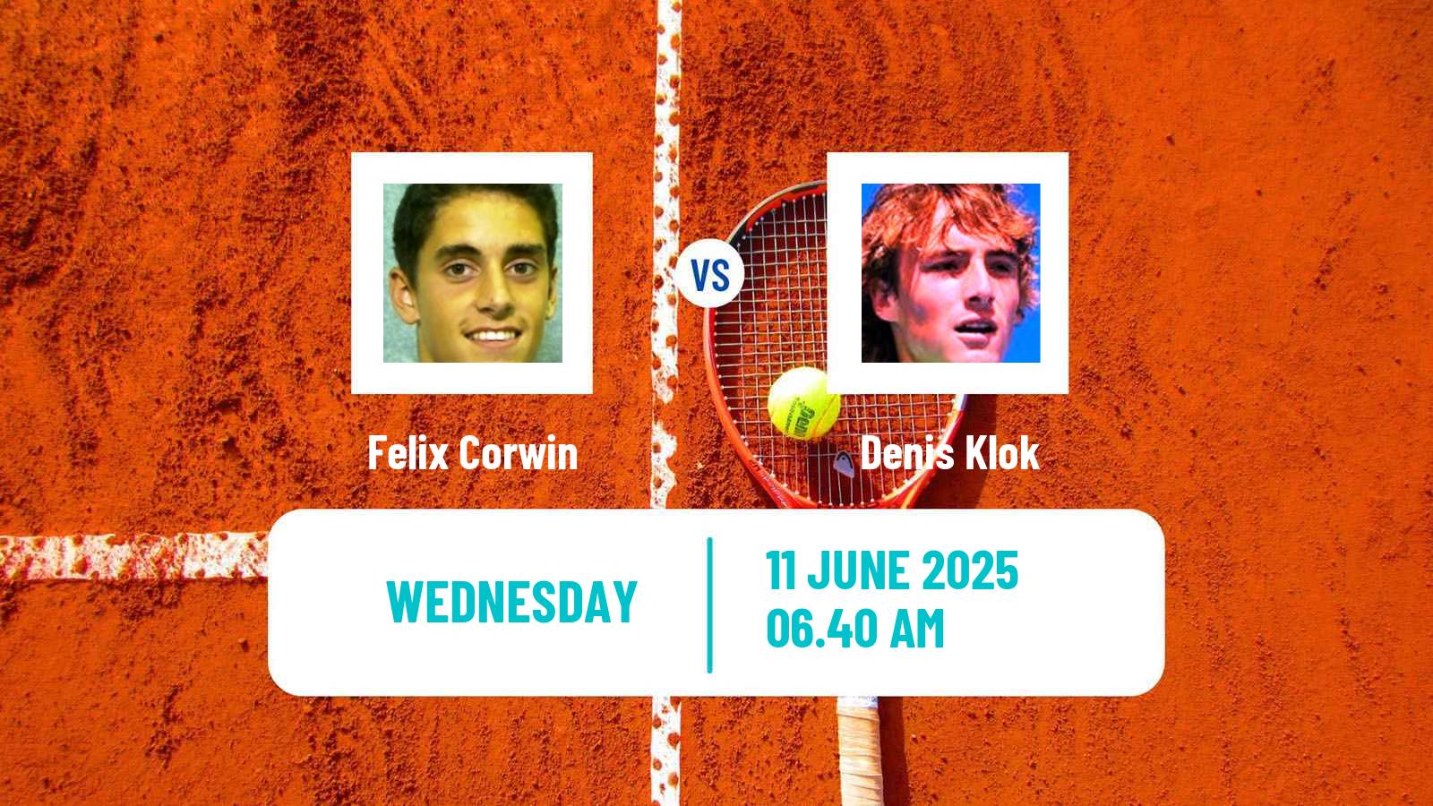 Tennis ITF M15 Kursumlijska Banja 6 Men Felix Corwin - Denis Klok