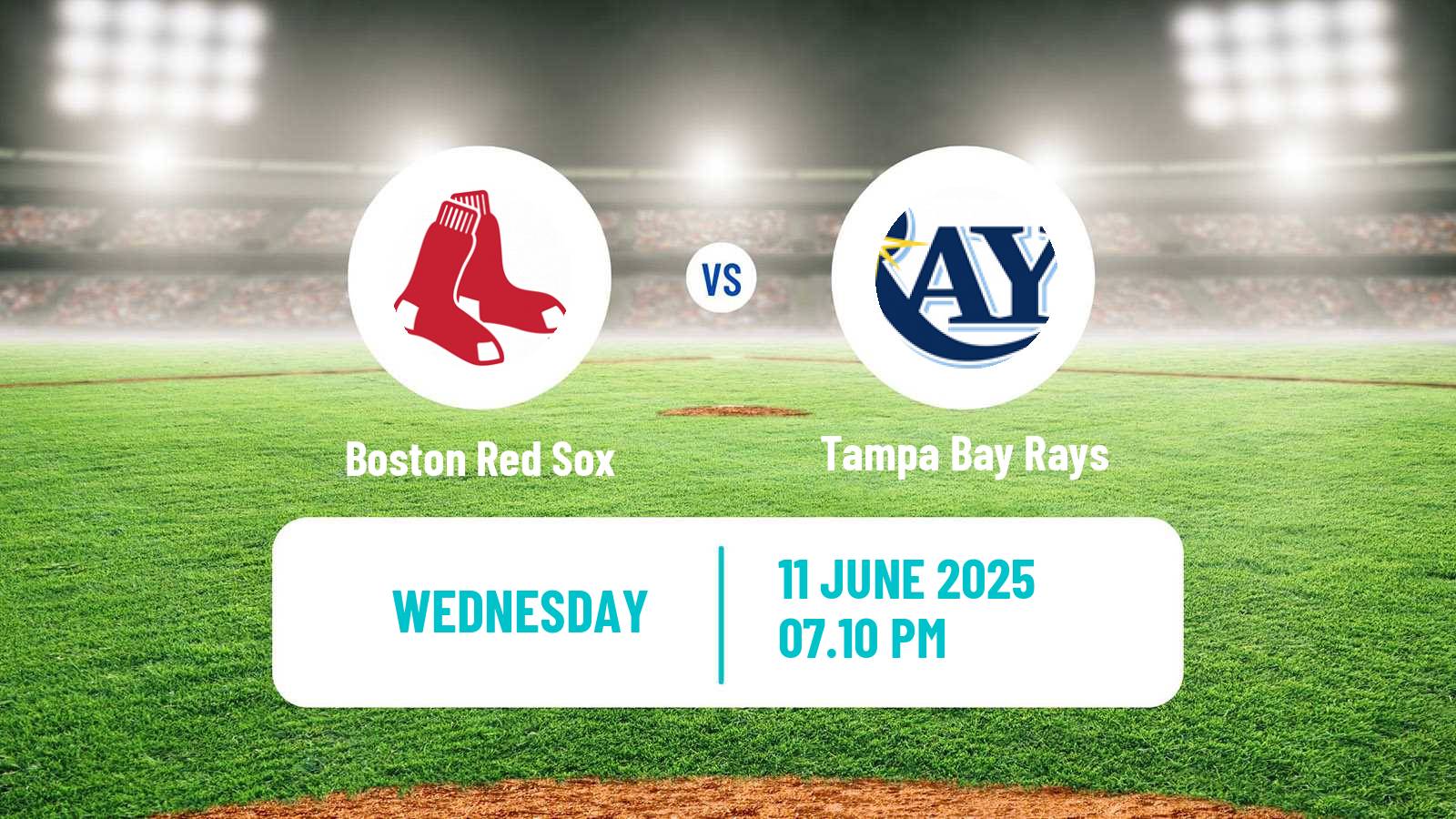 Baseball MLB Boston Red Sox - Tampa Bay Rays