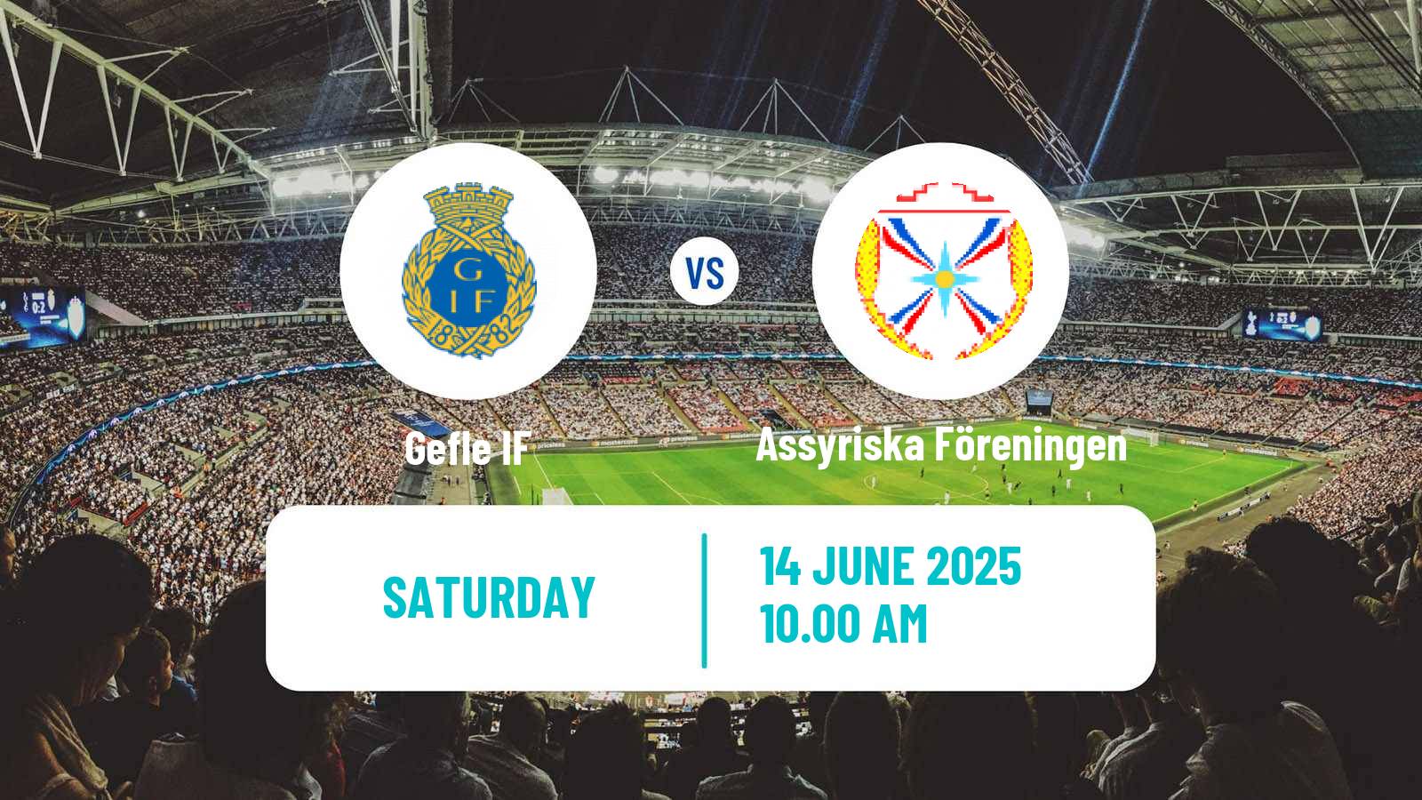 Football Swedish Division 1 Norra Gefle - Assyriska Föreningen