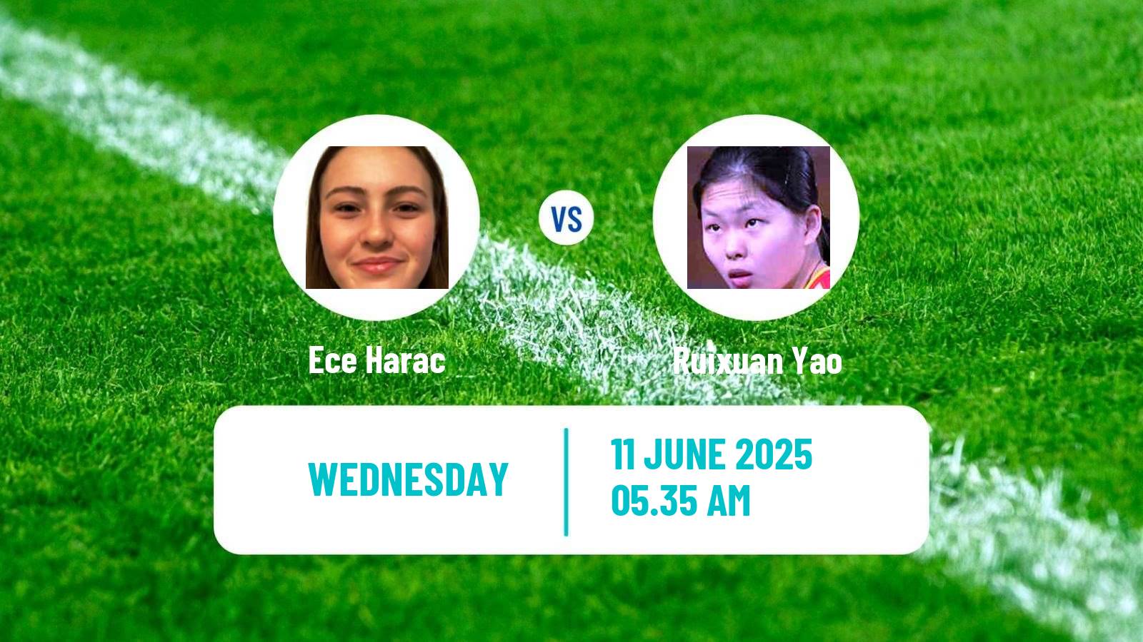 Table tennis Wtt Contender Skopje Women Ece Harac - Ruixuan Yao